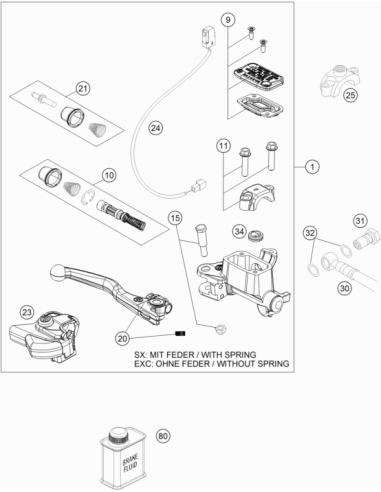 Clamp Cpl. 06 (KTM/HVA/GG)