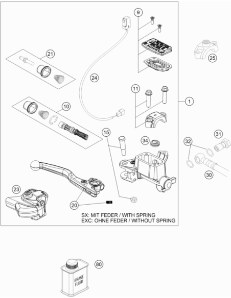 Clamp Cpl. 06 (KTM/HVA/GG)