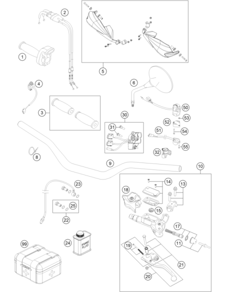 Kit de Reparación Bomba de Embrague Original KTM/Husqvarna/GasGas