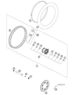Auxiliary Screw Front 06 (KTM/HVA/GG) 2