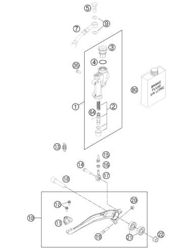 Banjo Screw 08 (KTM/HVA/GG) St:70