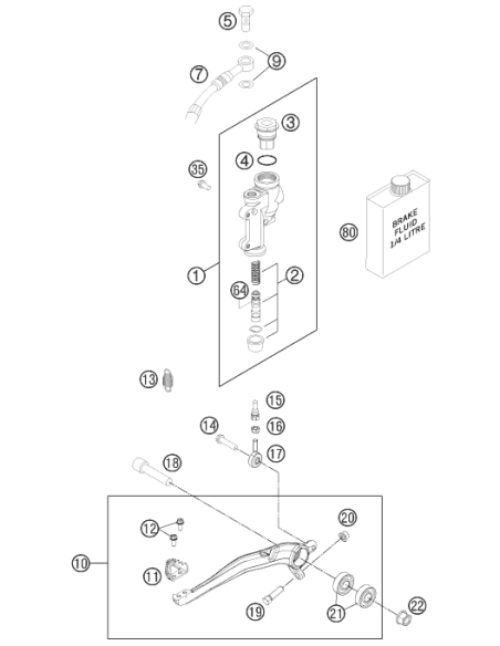 Banjo Screw 08 (KTM/HVA/GG) St:70