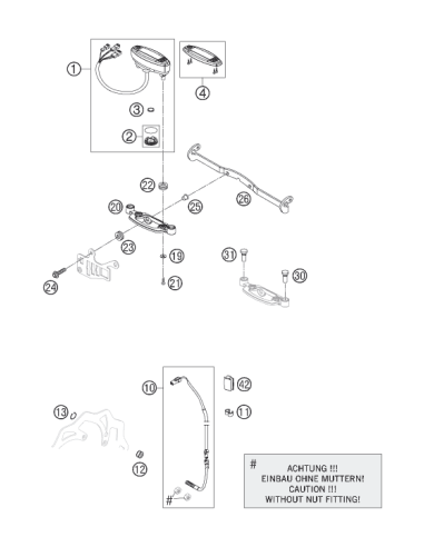 Cable Support 10/6mm 06 (KTM/HVA/GG)
