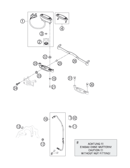 Cable Support 10/6mm 06 (KTM/HVA/GG)
