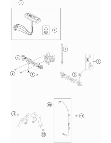 Spec. NUT F. Pull Switch Ws=17 (KTM/HVA/GG)