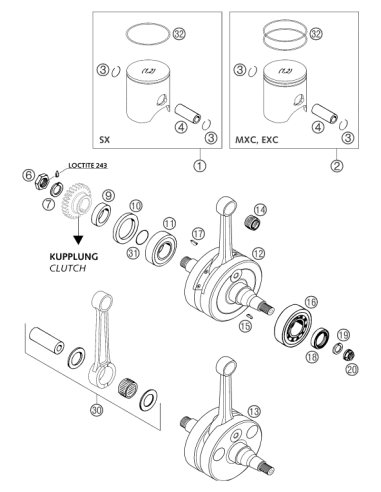 R-ring 72,0mm 300 2004 (KTM/HVA/GG)