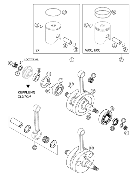 R-ring 72,0mm 300 2004 (KTM/HVA/GG)