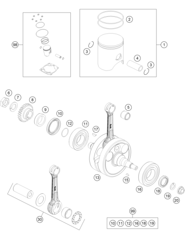Trapezoid Ring 250 66,4 MM (KTM/HVA/GG)