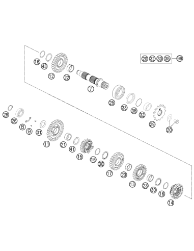 Stop Disc 20,2x30x1 (KTM/HVA/GG)