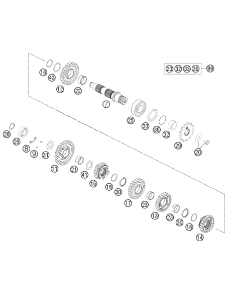 Stop Disc 20,2x30x1 (KTM/HVA/GG)