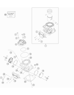 Cylinder Base Gasket (KTM/HVA/GG)