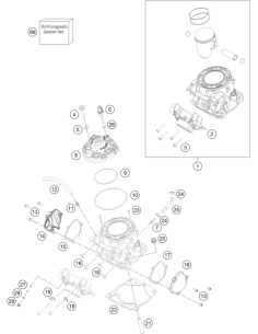 Cylinder Base Gasket (KTM/HVA/GG) 2