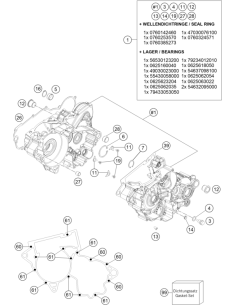Engine Case Gasket (KTM/HVA/GG) 2