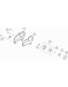 Gasket With Carrier Plate (KTM/HVA/GG)