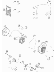 Ignition Wire (KTM/HVA/GG) St:70 2