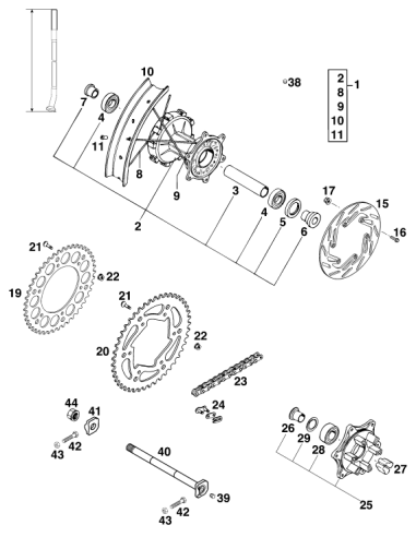 Self Locking NUT M6 10.9 (KTM/HVA/GG)