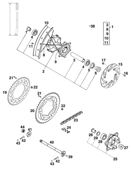 Self Locking NUT M6 10.9 (KTM/HVA/GG)
