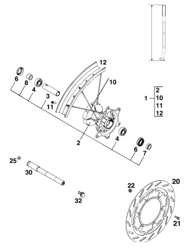 Self Locking NUT M6 10.9 (KTM/HVA/GG)