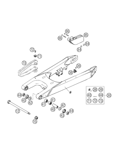 Self Locking NUT M6 10.9 (KTM/HVA/GG)