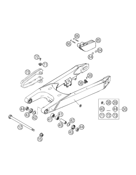 Self Locking NUT M6 10.9 (KTM/HVA/GG)