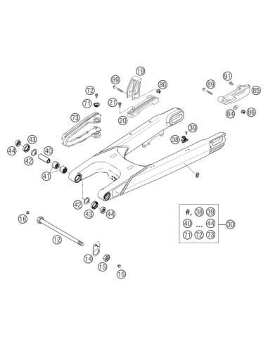 Self Locking NUT M6 10.9 (KTM/HVA/GG)