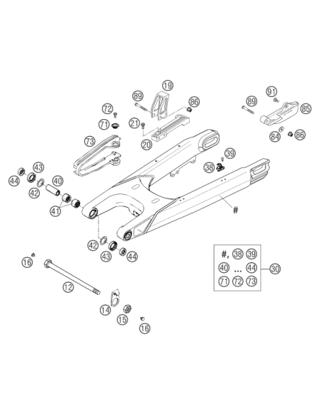 Self Locking NUT M6 10.9 (KTM/HVA/GG)