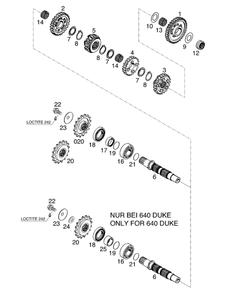 Needle Bearing K22x26x13h (KTM/HVA/GG) St:60