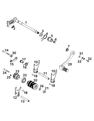 Tensioning Spring 0,8mm (KTM/HVA/GG)