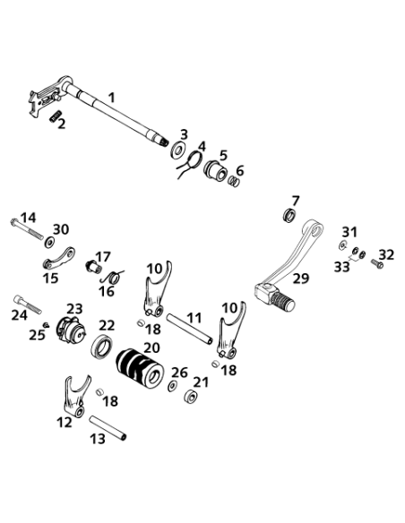 Tensioning Spring 0,8mm (KTM/HVA/GG)