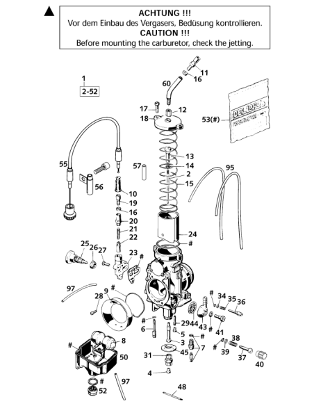 Adjustment Screw M6x0,75 (KTM/HVA/GG)