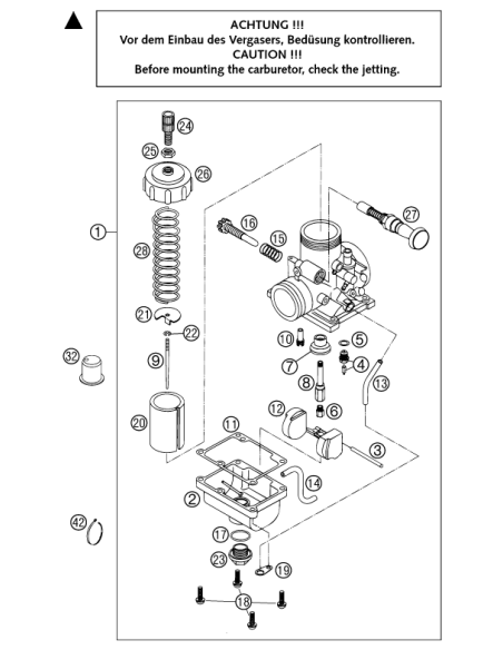 Adjustment Screw M6x0,75 (KTM/HVA/GG)