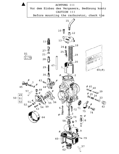 Adjustment Screw M6x0,75 (KTM/HVA/GG)