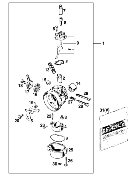 Adjustment Screw M6x0,75 (KTM/HVA/GG)