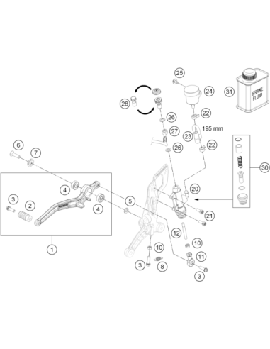 Ydnac-clamp 10101 (10.4mm) (KTM/HVA/GG)