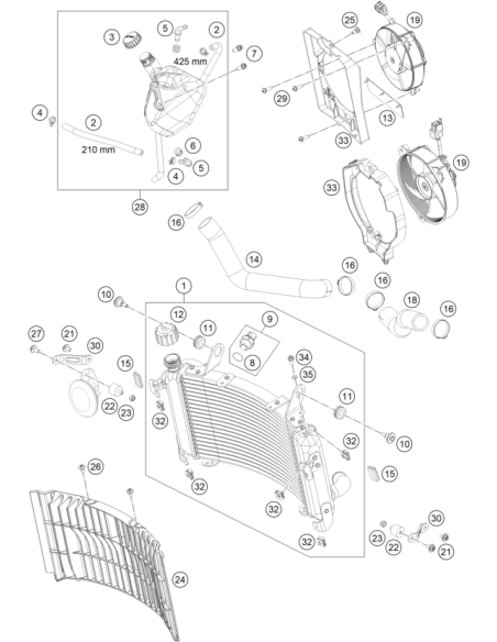 Ydnac-clamp 10101 (10.4mm) (KTM/HVA/GG)