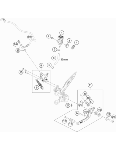 Ydnac-clamp 10101 (10.4mm) (KTM/HVA/GG)