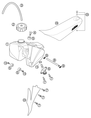 Ydnac-clamp 10101 (10.4mm) (KTM/HVA/GG)