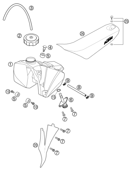 Ydnac-clamp 10101 (10.4mm) (KTM/HVA/GG)