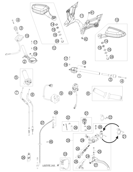 Pinza Ydnac 10107 10 mm (KTM/HVA/GG)