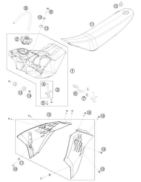 Pinza Ydnac 10107 10 mm (KTM/HVA/GG)