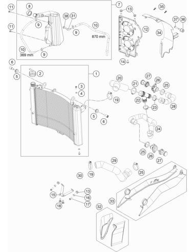 Pinza Ydnac 10107 10 mm (KTM/HVA/GG)