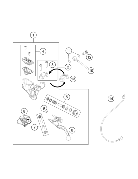 Clamp FOR Mirror (KTM/HVA/GG)