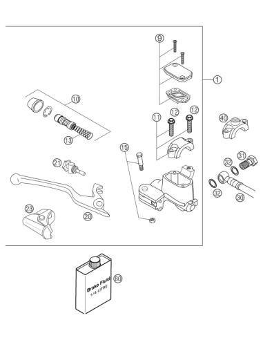 Clamp FOR Mirror (KTM/HVA/GG)