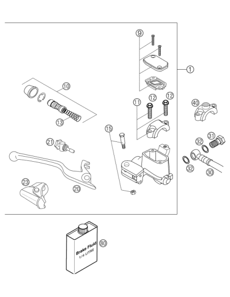 Clamp FOR Mirror (KTM/HVA/GG)
