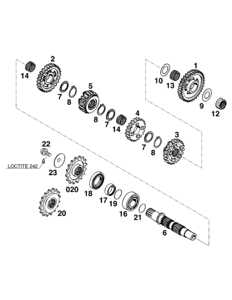Sprocket 16-t, Damped (KTM/HVA/GG)