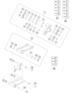 Needle Bearing HK 2216 (KTM/HVA/GG) 2