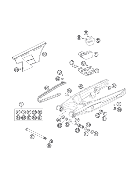 Needle Bearing HK 2216 (KTM/HVA/GG)