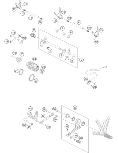 Compression Spring L=25mm D=0.9mm (KTM/HVA/GG)