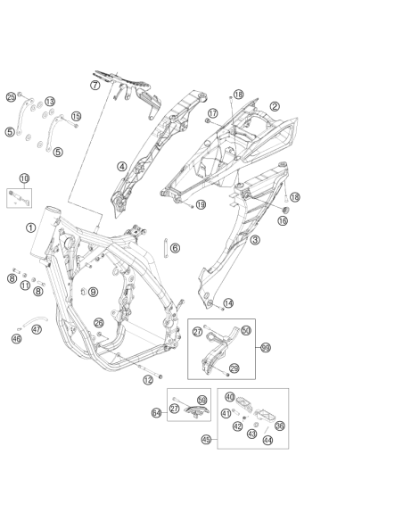Cable Support KHS Nr.150-47610 (KTM/HVA/GG)
