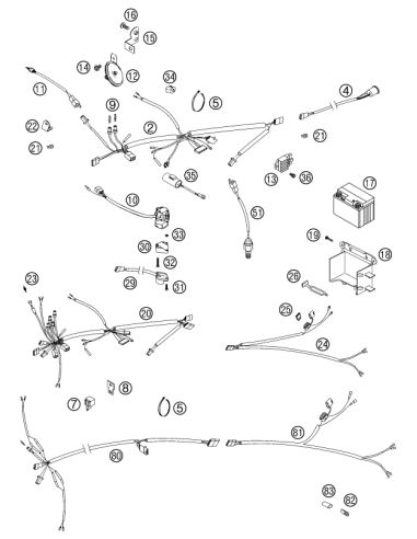 Bracket FOR Flasher Relay (KTM/HVA/GG)